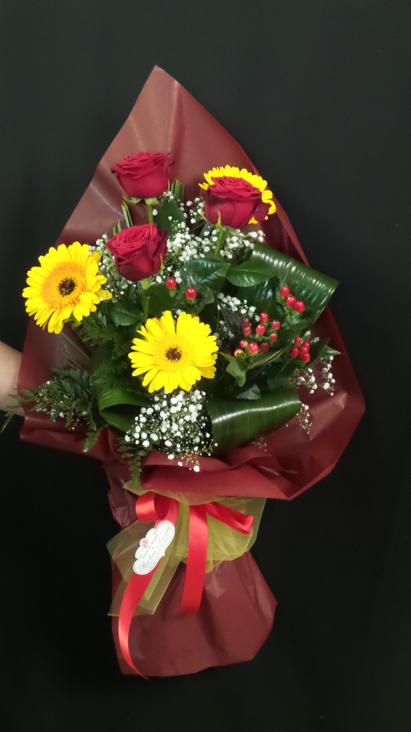 Fascio rose rosse
