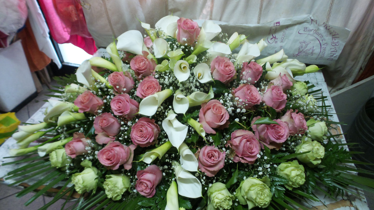 Cuscino funebre calle