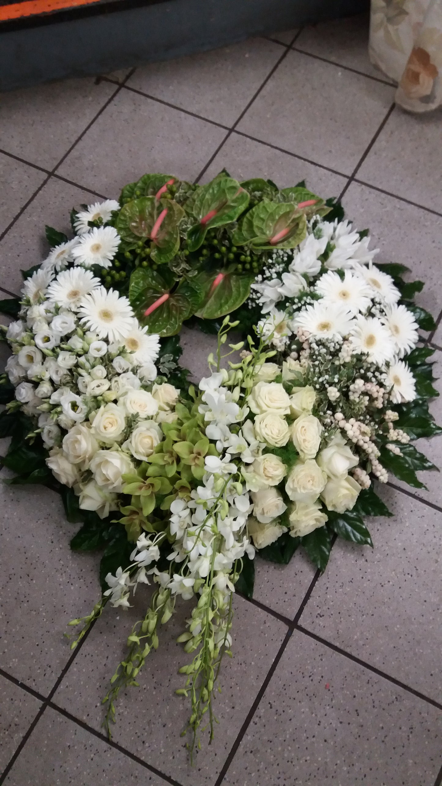 Corona funebre da terra