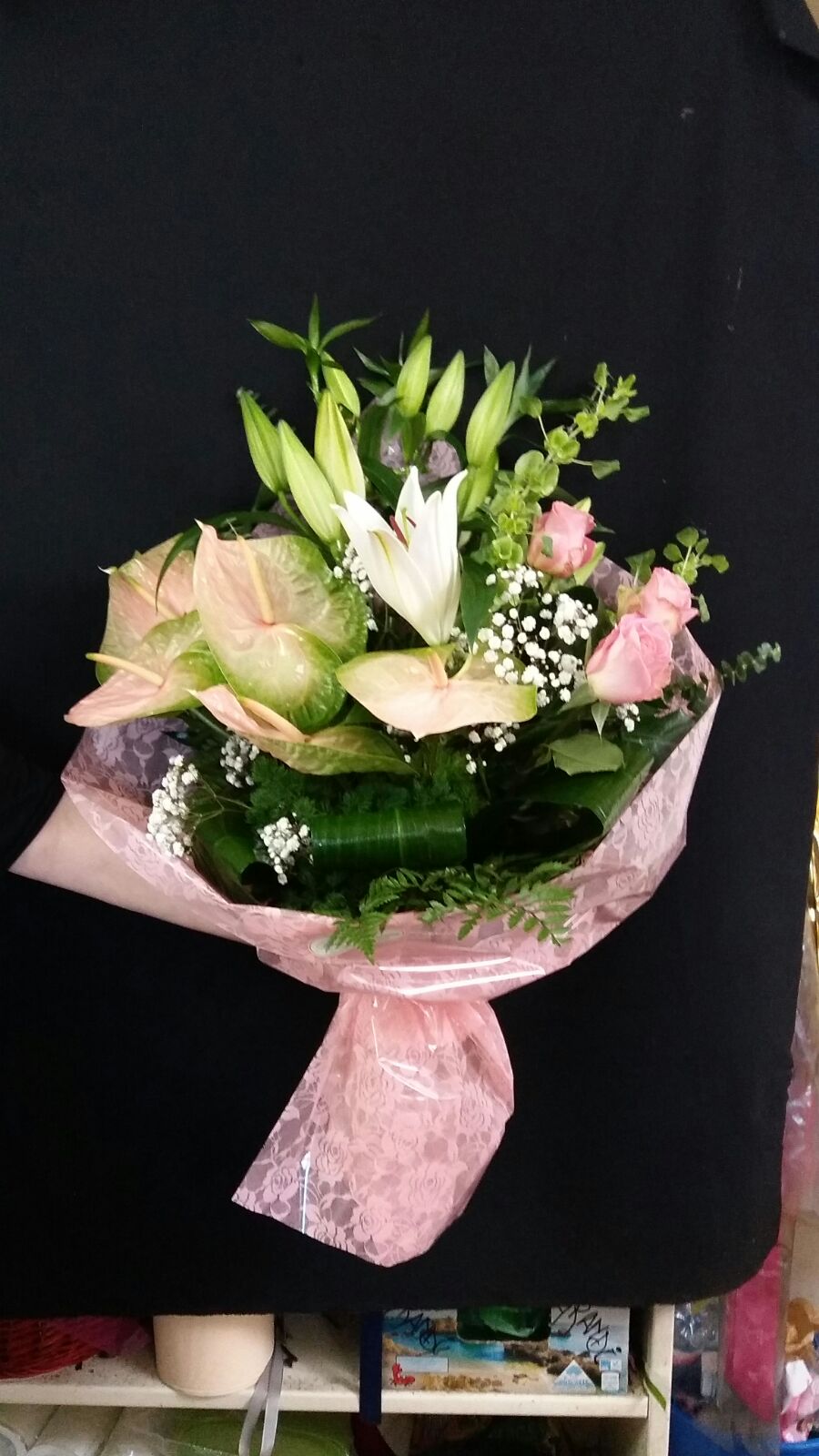Fascio stilizzato anthurium