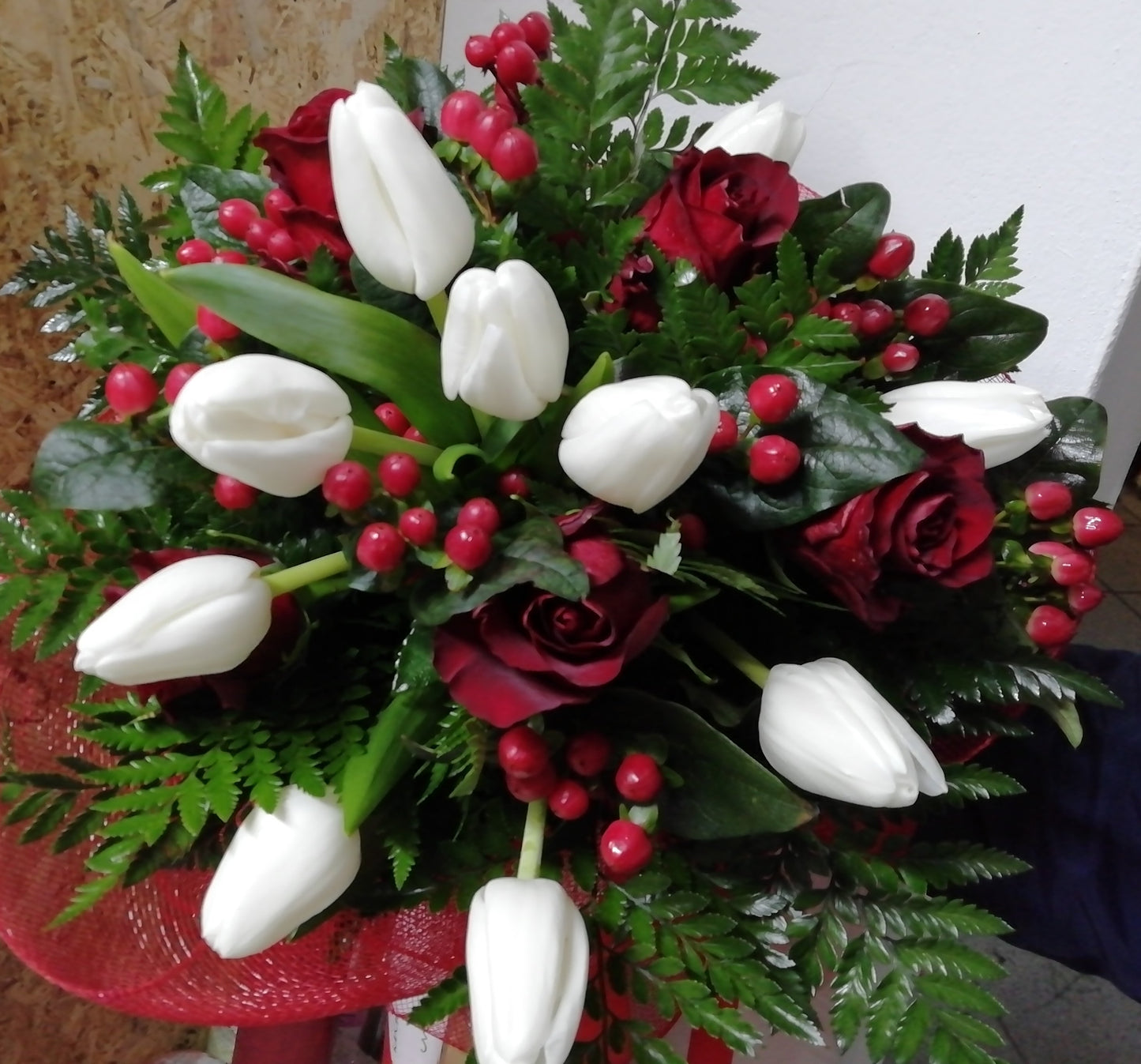 Bouquet tulipani bianchi