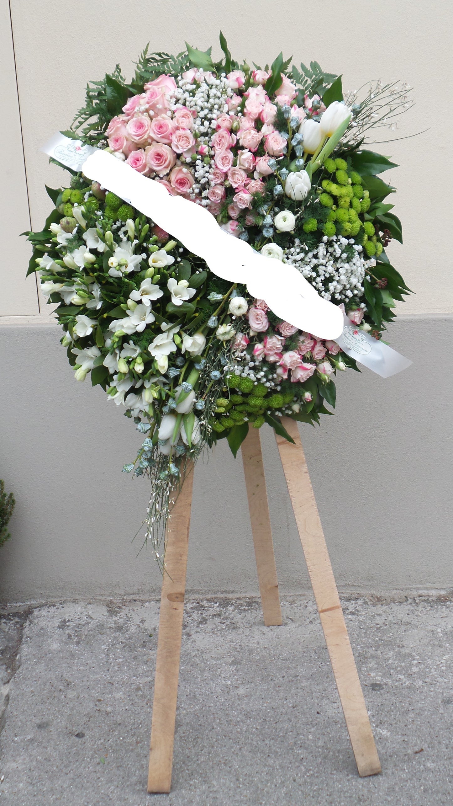 Mini corona con palo di sotegno