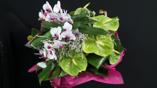 Fascio stilizzato con anthurium