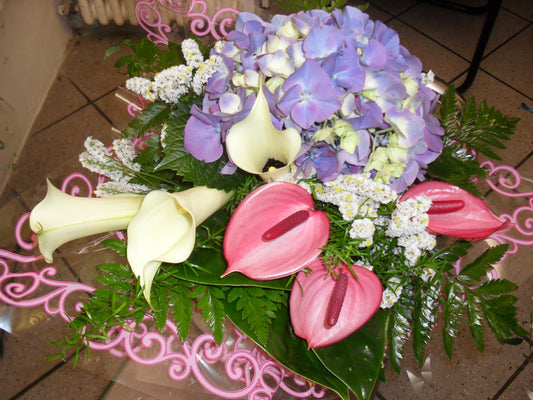 Bouquet ortensia